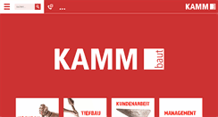 Desktop Screenshot of kamm-baut.ch